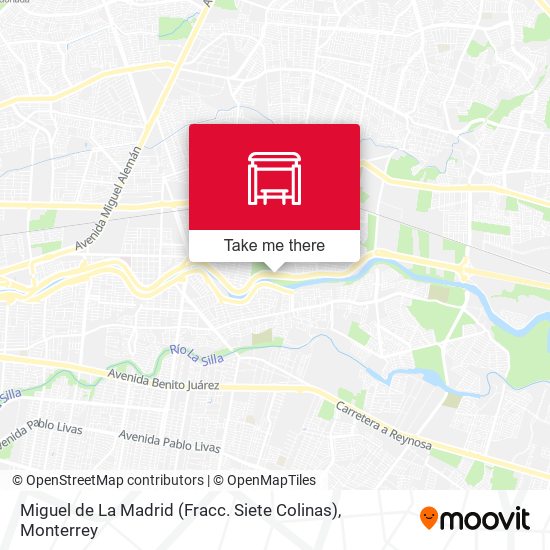 Miguel de La Madrid (Fracc. Siete Colinas) map