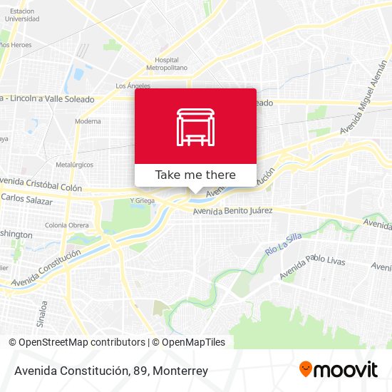 Avenida Constitución, 89 map