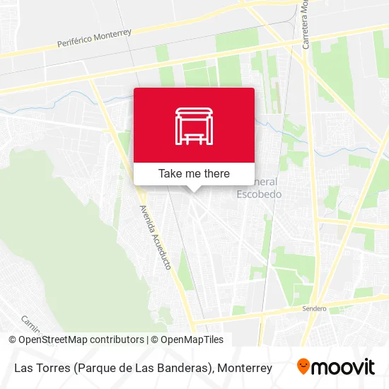 Mapa de Las Torres (Parque de Las Banderas)