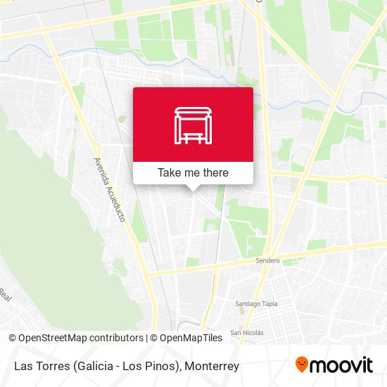 Las Torres (Galicia - Los Pinos) map