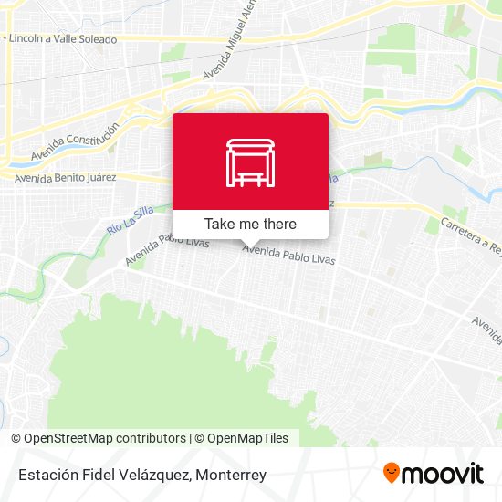 Mapa de Estación Fidel Velázquez