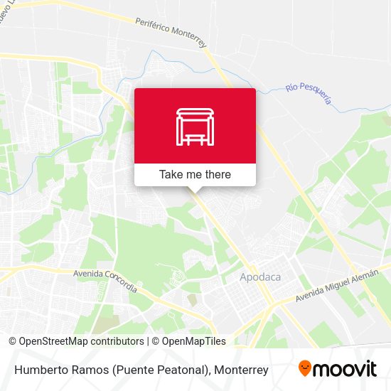 Humberto Ramos (Puente Peatonal) map