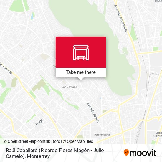 Mapa de Raúl Caballero (Ricardo Flores Magón - Julio Camelo)