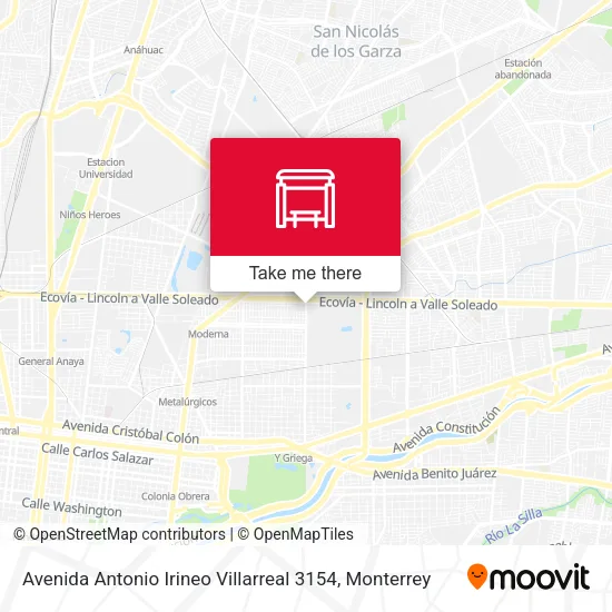 Mapa de Avenida Antonio Irineo Villarreal 3154