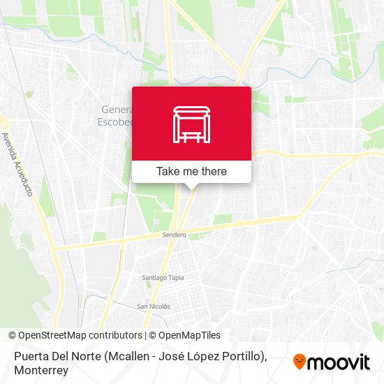 Mapa de Puerta Del Norte (Mcallen - José López Portillo)