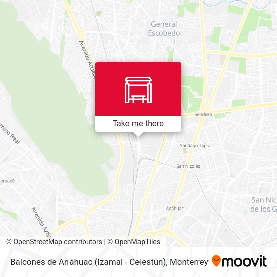 Mapa de Balcones de Anáhuac (Izamal - Celestún)