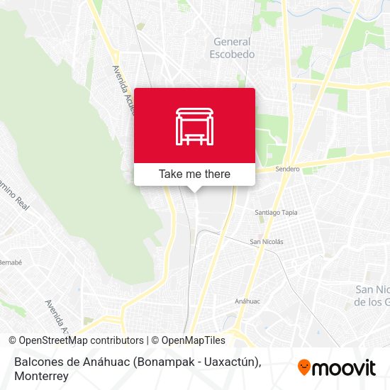 Mapa de Balcones de Anáhuac (Bonampak - Uaxactún)