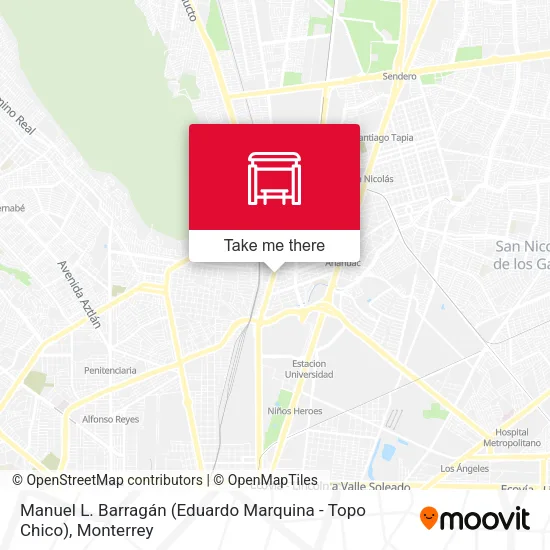 Mapa de Manuel L. Barragán (Eduardo Marquina - Topo Chico)