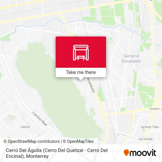 Mapa de Cerro Del Águila (Cerro Del Quetzal - Cerro Del Encinal)