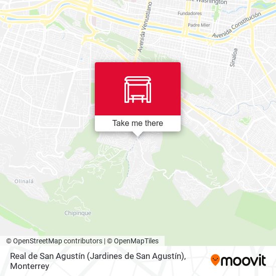 Mapa de Real de San Agustín
