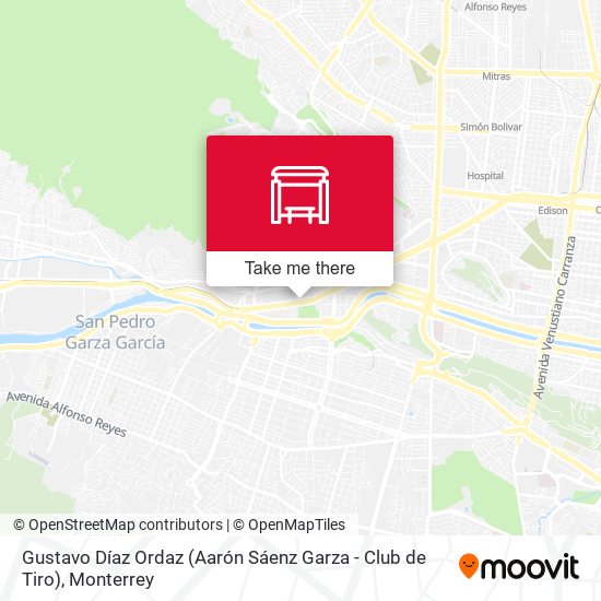 Gustavo Díaz Ordaz (Aarón Sáenz Garza - Club de Tiro) map