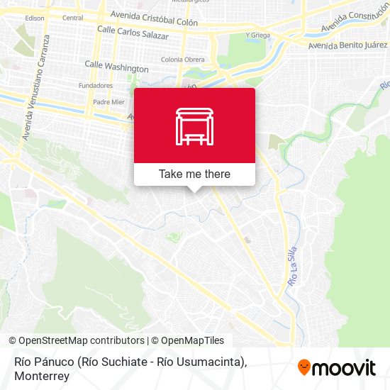 Río Pánuco (Río Suchiate - Río Usumacinta) map