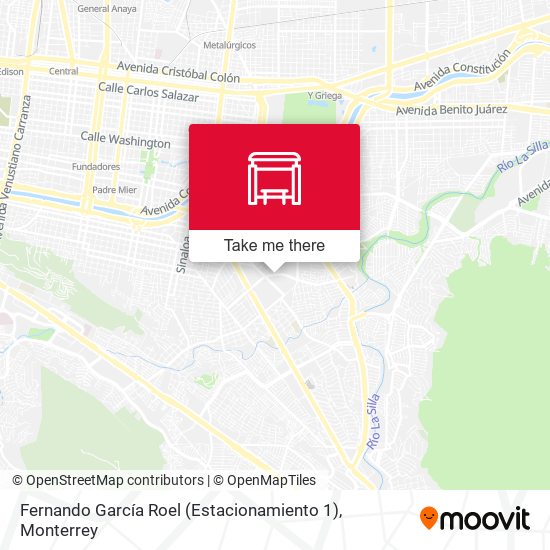 Fernando García Roel (Estacionamiento 1) map