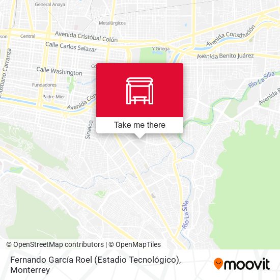 Fernando García Roel (Estadio Tecnológico) map