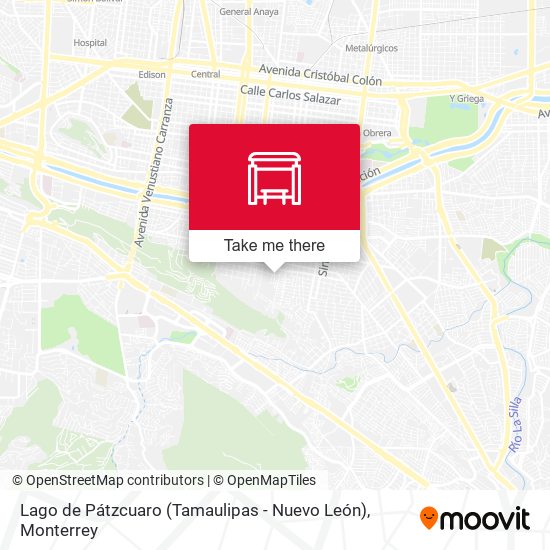 Lago de Pátzcuaro (Tamaulipas - Nuevo León) map