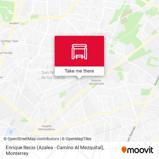 Enrique Recio (Azalea - Camino Al Mezquital) map