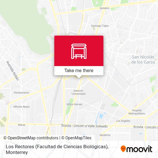 Los Rectores (Facultad de Ciencias Biológicas) map