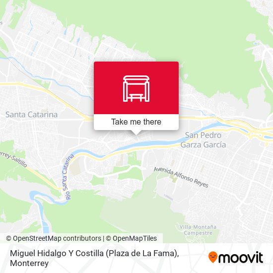 Mapa de Miguel Hidalgo Y Costilla (Plaza de La Fama)