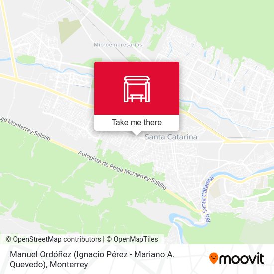 Manuel Ordóñez (Ignacio Pérez - Mariano A. Quevedo) map