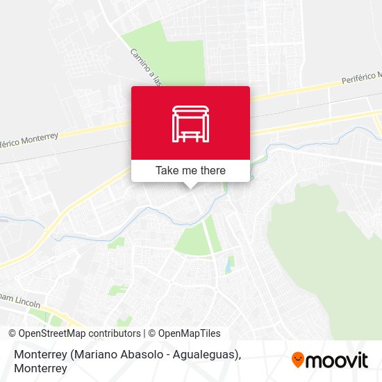 Monterrey (Mariano Abasolo - Agualeguas) map