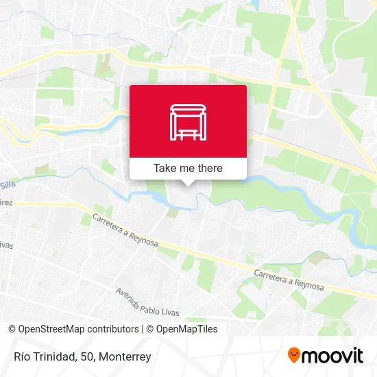 Río Trinidad, 50 map