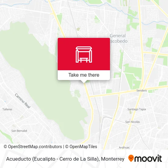 Acueducto (Eucalipto - Cerro de La Silla) map