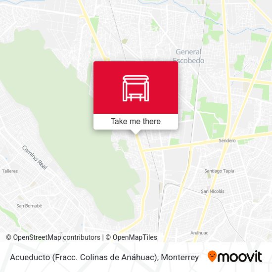 Acueducto (Fracc. Colinas de Anáhuac) map