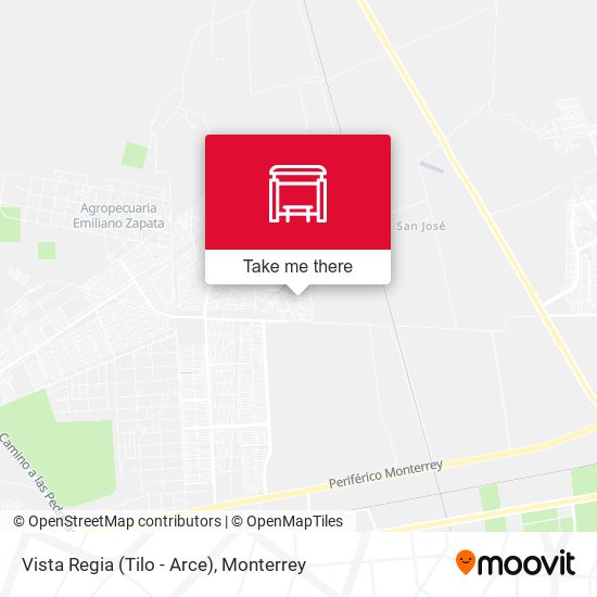 Mapa de Vista Regia (Tilo - Arce)
