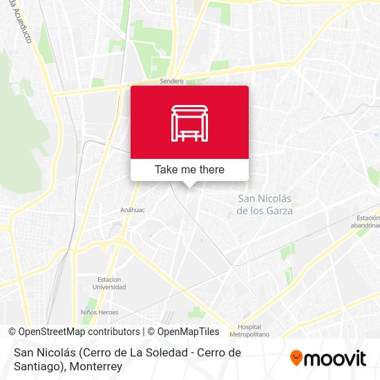 San Nicolás (Cerro de La Soledad - Cerro de Santiago) map