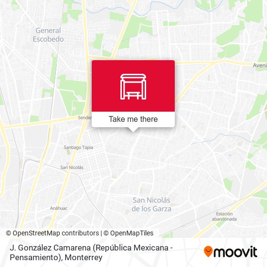Mapa de J. González Camarena (República Mexicana - Pensamiento)