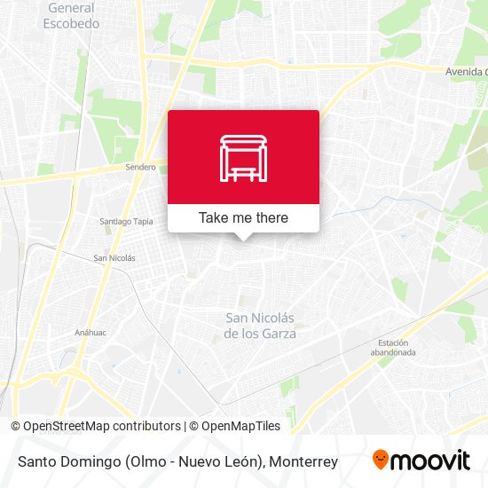 Santo Domingo (Olmo - Nuevo León) map