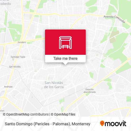 Santo Domingo (Pericles - Palomas) map