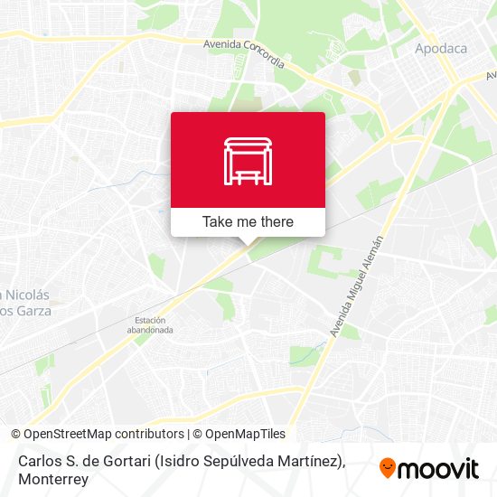 Carlos S. de Gortari (Isidro Sepúlveda Martínez) map