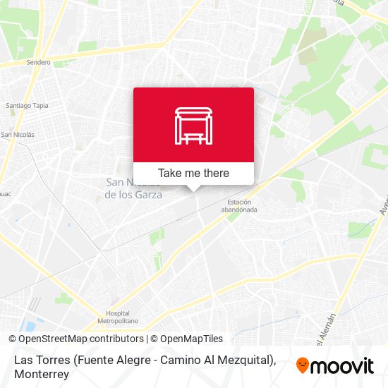 Mapa de Las Torres (Fuente Alegre - Camino Al Mezquital)
