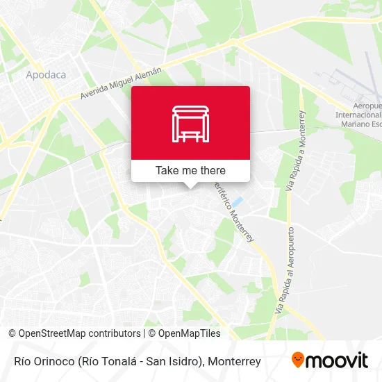 Río Orinoco (Río Tonalá - San Isidro) map