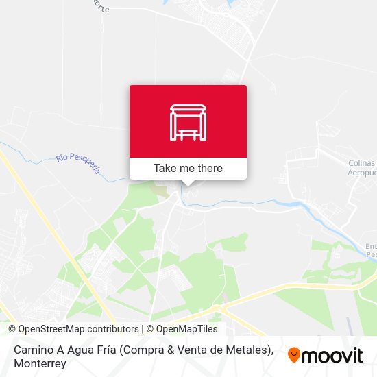 Mapa de Camino A Agua Fría (Compra & Venta de Metales)