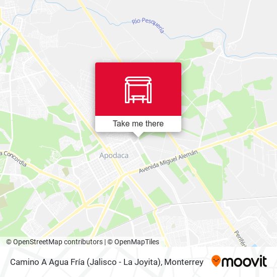 Camino A Agua Fría (Jalisco - La Joyita) map