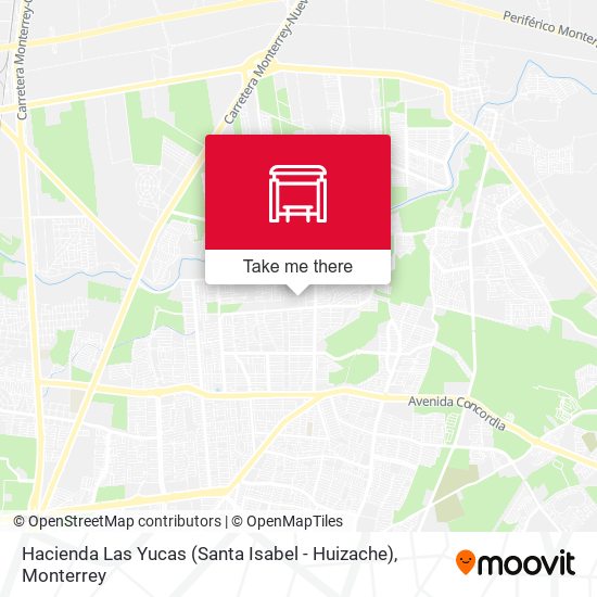 Hacienda Las Yucas (Santa Isabel - Huizache) map