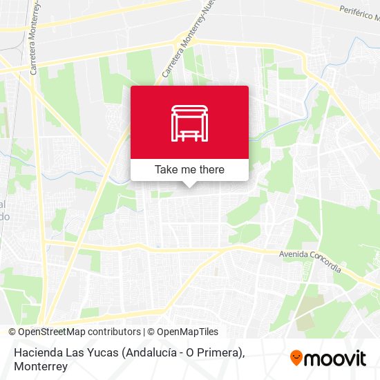 Mapa de Hacienda Las Yucas (Andalucía - O Primera)