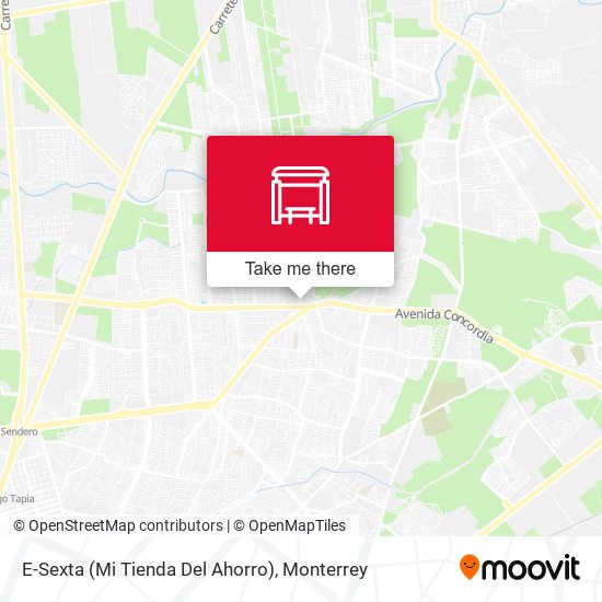 E-Sexta (Mi Tienda Del Ahorro) map