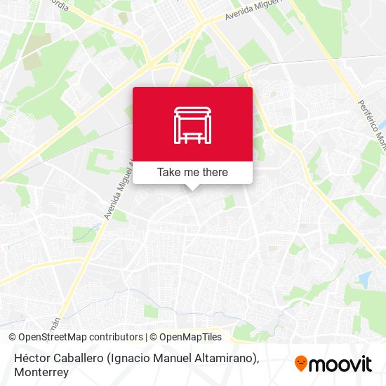 Héctor Caballero (Ignacio Manuel Altamirano) map