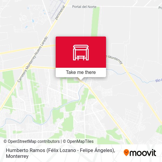 Humberto Ramos (Félix Lozano - Felipe Ángeles) map