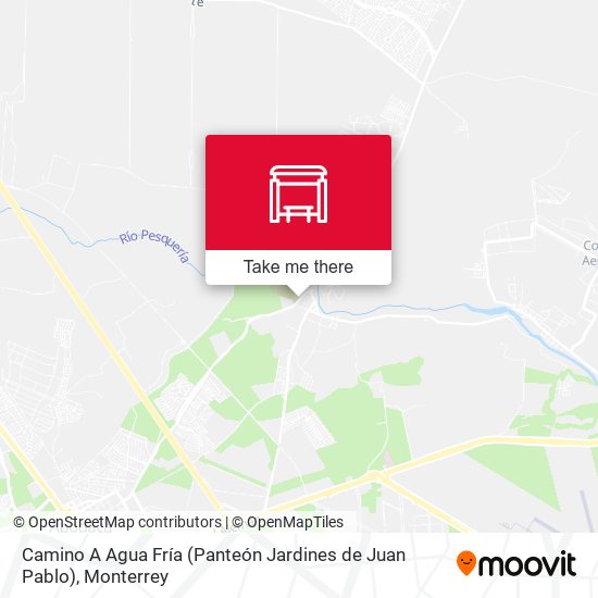 Mapa de Camino A Agua Fría (Panteón Jardines de Juan Pablo)