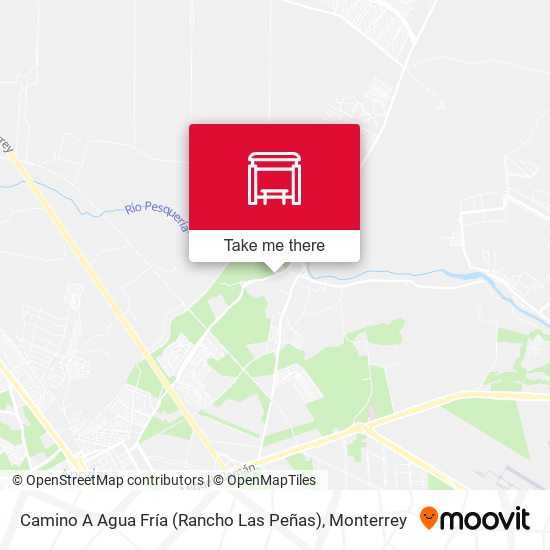 Mapa de Camino A Agua Fría (Rancho Las Peñas)