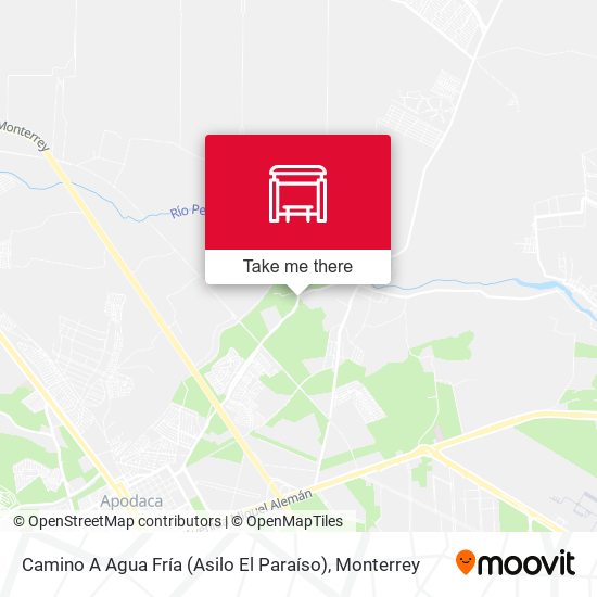 Mapa de Camino A Agua Fría (Asilo El Paraíso)