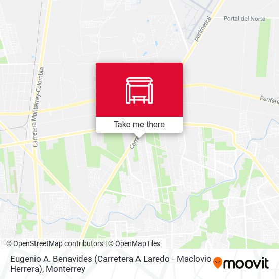 Eugenio A. Benavides (Carretera A Laredo - Maclovio Herrera) map