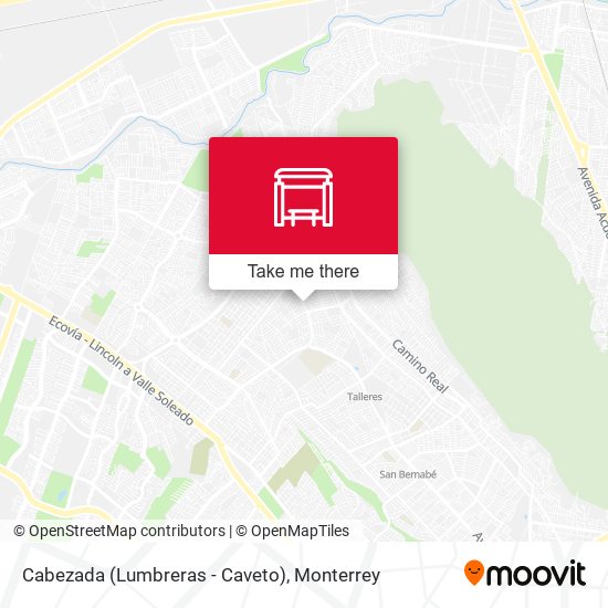 Cabezada (Lumbreras - Caveto) map