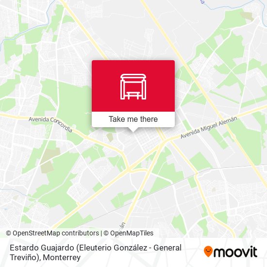 Estardo Guajardo (Eleuterio González - General Treviño) map
