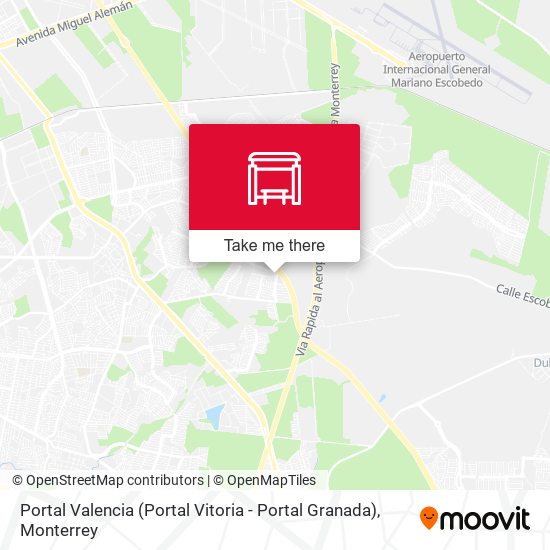 Portal Valencia (Portal Vitoria - Portal Granada) map