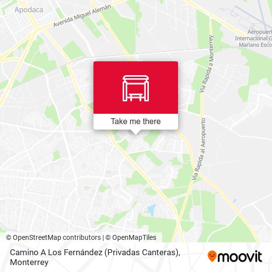 Mapa de Camino A Los Fernández (Privadas Canteras)
